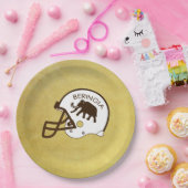 Universiteit van Beringia Football Helmet Papieren Bordje (Feest)