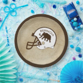 Universiteit van Beringia Football Helmet Papieren Bordje (Feest)