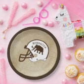 Universiteit van Beringia Football Helmet Papieren Bordje (Feest)