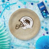 Universiteit van Beringia Football Helmet Papieren Bordje (Feest)