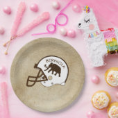 Universiteit van Beringia Football Helmet Papieren Bordje (Feest)