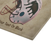 Universiteit van Beringia Football Helmet Snijplank (Hoek)