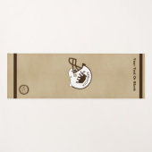 Universiteit van Beringia Football Helmet Yogamat (Voorkant (horizontaal))