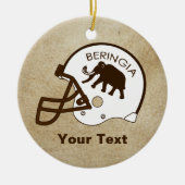 Universiteit van Beringia Football Keramisch Ornament (Voorkant)