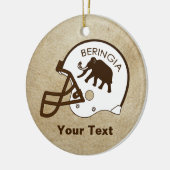 Universiteit van Beringia Football Keramisch Ornament (Links)