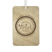 Universiteit van Beringia Football Luchtverfrisser (Achterkant)