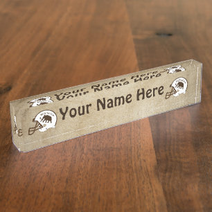 Universiteit van Beringia Football Naambordje