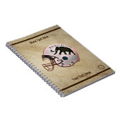 Universiteit van Beringia Football Notitieboek (Rechterzijde)