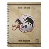 Universiteit van Beringia Football Notitieboek (Voorkant)