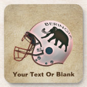 Universiteit van Beringia Football Onderzetter (Voorkant)