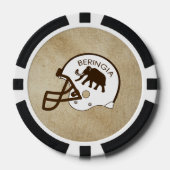 Universiteit van Beringia Football Poker Chips (Voorkant)