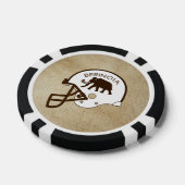 Universiteit van Beringia Football Poker Chips (Enkel)