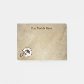 Universiteit van Beringia Football Post-it® Notes (Voorkant)