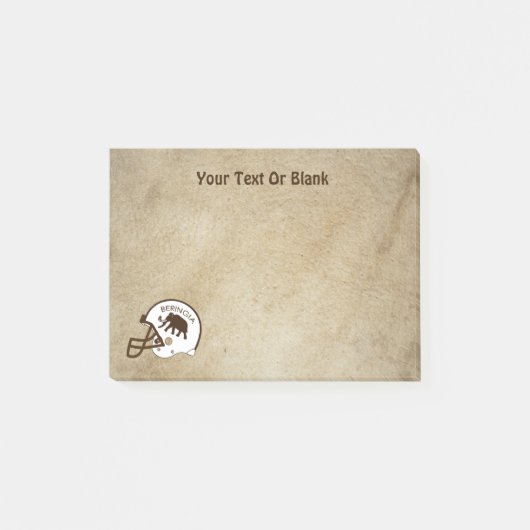Universiteit van Beringia Football Post-it® Notes (Voorkant)