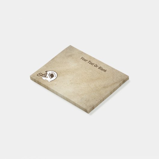 Universiteit van Beringia Football Post-it® Notes (Schuin)