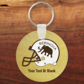 Universiteit van Beringia Football Sleutelhanger (Voorkant)