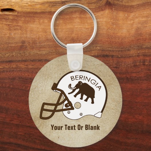 Universiteit van Beringia Football Sleutelhanger (Voorkant)