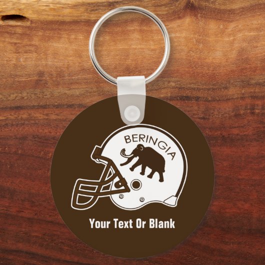 Universiteit van Beringia Football Sleutelhanger (Voorkant)