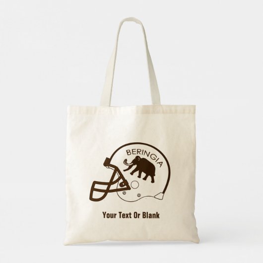 Universiteit van Beringia Football Tote Bag (Achterkant)