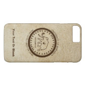 Universiteit van Beringia Mammoet Case-Mate iPhone Case (Achterkant (Horizontaal))