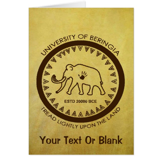 Universiteit van Beringia Mammoth (Voorkant)