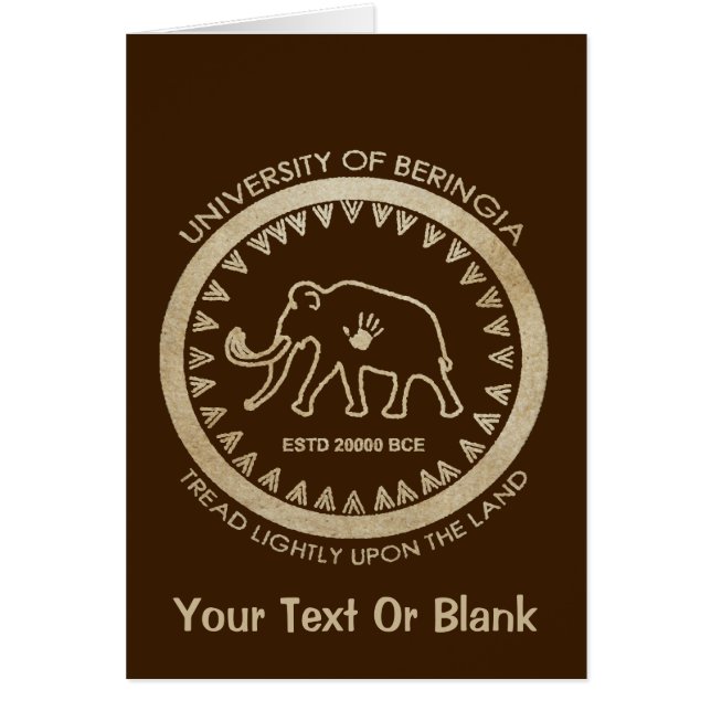 Universiteit van Beringia Mammoth (Voorkant)