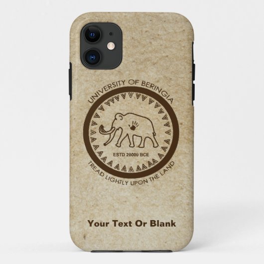Universiteit van Beringia Mammoth Case-Mate iPhone Case (Achterkant)