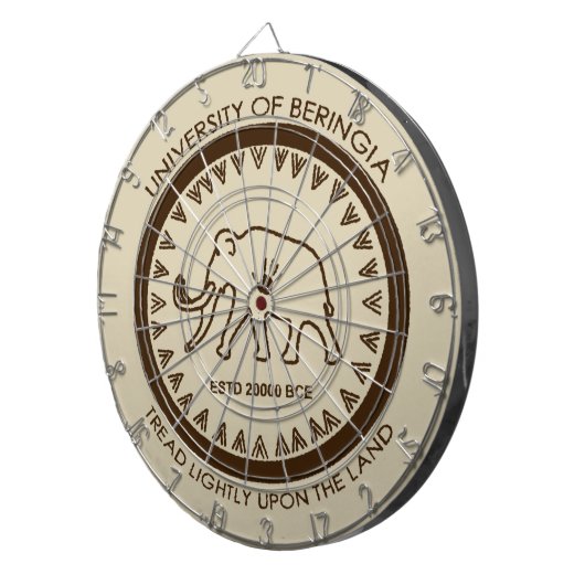 Universiteit van Beringia Mammoth Dartbord (Voorkant Rechts)