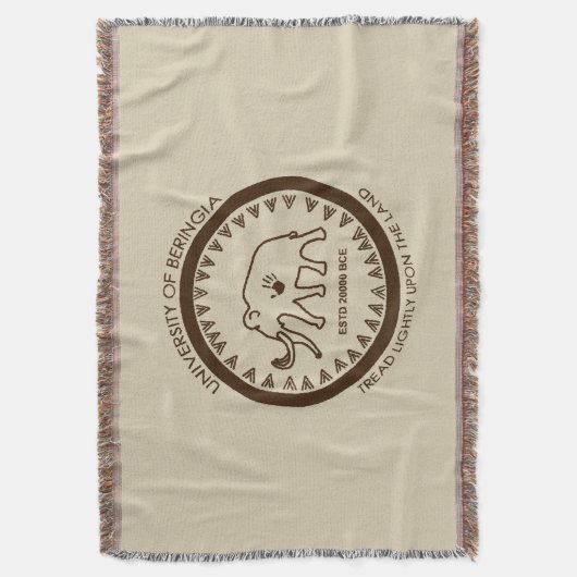 Universiteit van Beringia Mammoth Deken (Voorkant Verticaal)