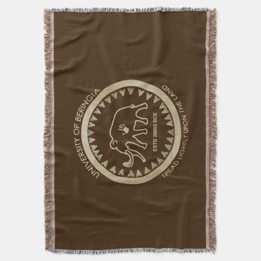 Universiteit van Beringia Mammoth Deken (Voorkant Verticaal)