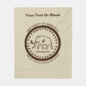 Universiteit van Beringia Mammoth Fleece Deken (Voorkant)