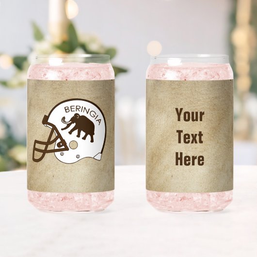 Universiteit van Beringia Mammoth Helmet Blikvorm Glas (Insitu (Huwelijk))