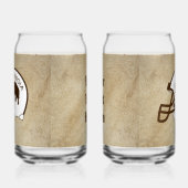 Universiteit van Beringia Mammoth Helmet Blikvorm Glas (Links)