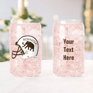 Universiteit van Beringia Mammoth Helmet Blikvorm Glas