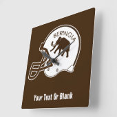 Universiteit van Beringia Mammoth Helmet Vierkante Klok (Hoek)