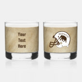 Universiteit van Beringia Mammoth Helmet Whisky Glas (Achterkant)