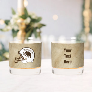 Universiteit van Beringia Mammoth Helmet Whisky Glas