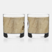 Universiteit van Beringia Mammoth Helmet Whisky Glas (Rechts)