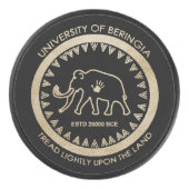 Universiteit van Beringia Mammoth Hockey Puck (Voorkant)