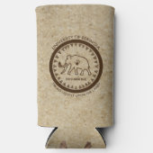 Universiteit van Beringia Mammoth Koelbox Seltzer Blikjeskoeler (Voorkant)