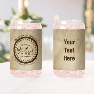 Universiteit van Beringia Mammoth Seal Blikvorm Glas