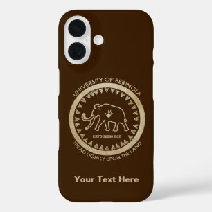 Universiteit van Beringia Mammoth Seal iPhone 16 Hoesje