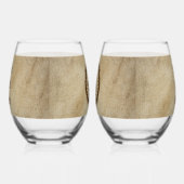 Universiteit van Beringia Mammoth Seal Wijnglas Zonder Voet (Rechts)