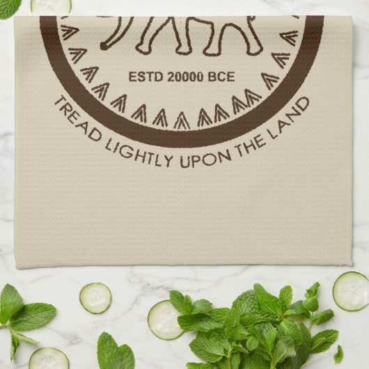 Universiteit van Beringia Mammoth Theedoek (Gevouwen)