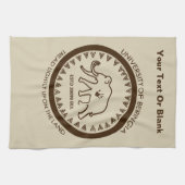 Universiteit van Beringia Mammoth Theedoek (Horizontaal)