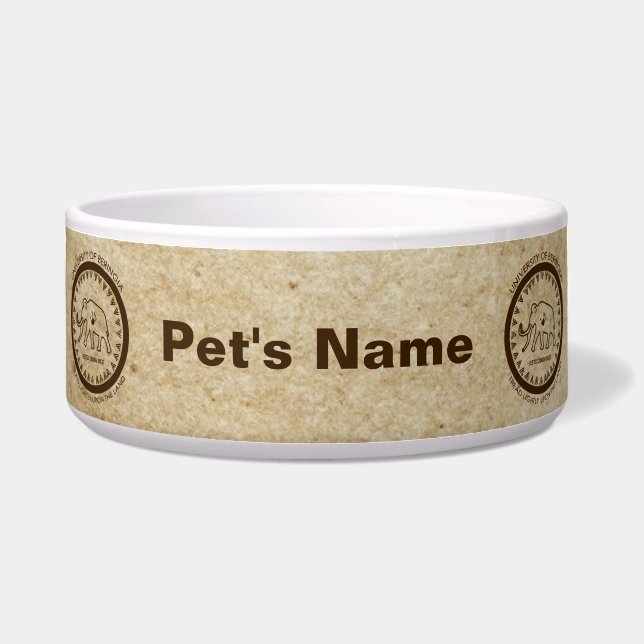 Universiteit van Beringia Mammoth Voerbakje (Voorkant)