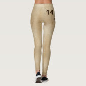 Universiteit van Beringia Mammoths Football Leggings (Achterkant)
