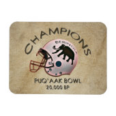 Universiteit van Beringia Puq'aak Bowl Magneet (Horizontaal)