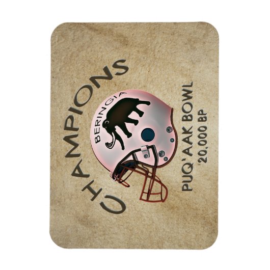Universiteit van Beringia Puq'aak Bowl Magneet (Verticaal)
