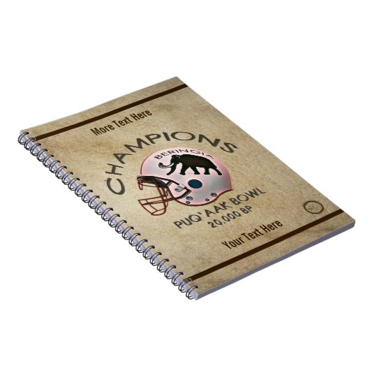 Universiteit van Beringia Puq'aak Bowl Notitieboek (Rechterzijde)